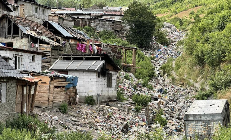 Illegal dump in Richnava (Slovakia).